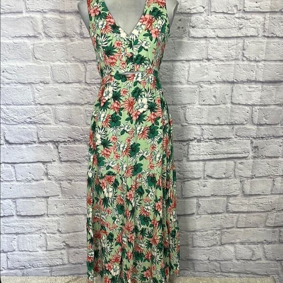 Floral Midi Dress - Picture 1 of 4